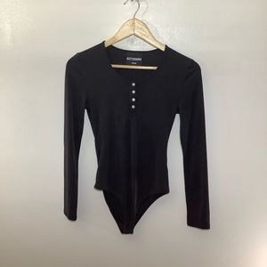 Kittenish women’s black medium bodysuit
